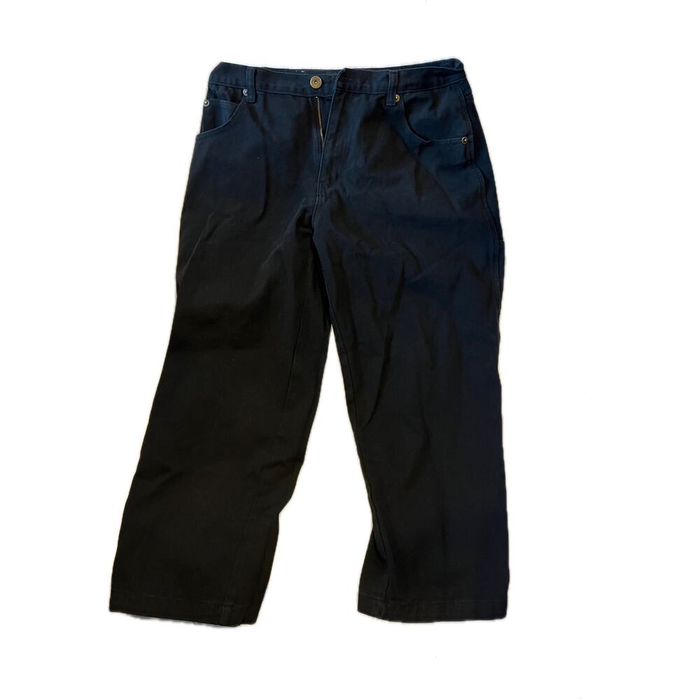 Kno-Betta Denim Black Carpenter Pants Mens 38x32